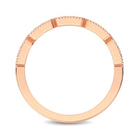 Thumbnail for 14K Rose Gold 1/5 Ctw Diamond Band