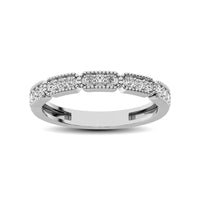 Thumbnail for 14K White Gold 1/5 Ctw Diamond Band