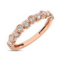 Thumbnail for 14K Rose Gold 1/6 Ctw Diamond Band