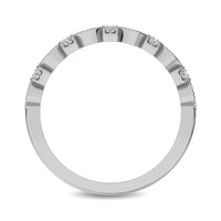 Thumbnail for 14K White Gold Marquise Frame 1/6 Ctw Diamond Band