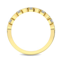 Thumbnail for 14K Yellow Gold Marquise Frame 1/6 Ctw Diamond Band