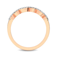 Thumbnail for Diamond 1/6 Ctw  Twist Band in 14K Rose Gold