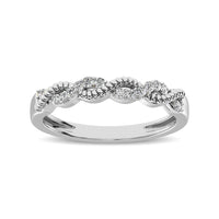 Thumbnail for Diamond 1/10 Ctw  Twist Band in 14K White Gold