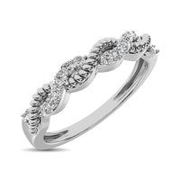 Thumbnail for Diamond 1/10 Ctw  Twist Band in 14K White Gold