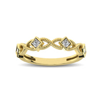 Thumbnail for 14K Yellow Gold 1/8 Ctw Diamond Band