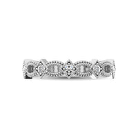 Thumbnail for 14K White Gold 1/6 Ctw Diamond Stackable Band