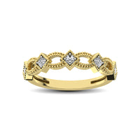 Thumbnail for 14K Yellow Gold 1/6 Ctw Diamond Stackable Band