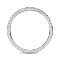 Thumbnail for 14K White Gold 1/6 ctw Contour Band Ring