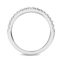 Thumbnail for 14K White Gold 1/3 Ct.Tw. Diamond Curve Band