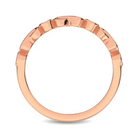 Thumbnail for 14K Rose Gold 1/10 Ctw Diamond Band