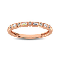 Thumbnail for Diamond Wedding Band 1/10 ct tw in 10K Rose Gold