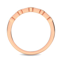 Thumbnail for Diamond Wedding Band 1/10 ct tw in 10K Rose Gold