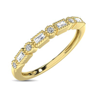 Thumbnail for Diamond Wedding Band 1/10 ct tw in 10K Yellow Gold