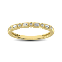 Thumbnail for Diamond Wedding Band 1/10 ct tw in 10K Yellow Gold
