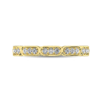 Thumbnail for 14K Yellow Gold 1/5 Ct.Tw. Diamond Stackable Band