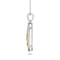 Thumbnail for 10K Yellow Gold 1/4 Ct.Tw. Diamond Heart Pendant