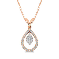 Thumbnail for Diamond 1/5 Ct.Tw Oval Shape Pendant in 10K Rose Gold