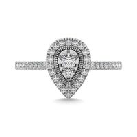 Thumbnail for Diamond 1/3.Ct.Tw. Pear Shape Engagement Ring in 10K White Gold
