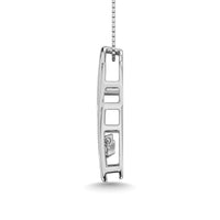Thumbnail for Sterling Silver Moving Diamond Accent Infinity Pendant