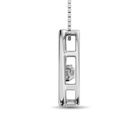 Thumbnail for Sterling Silver Diamond Accent Moving Pendant