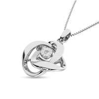 Thumbnail for Diamond 1/20 Ct.Tw. Shimmering Pendant in Sterling Silver