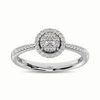 Thumbnail for 14K White Gold 1/3 Ct.Tw. Diamond Fashion Ring
