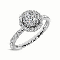 Thumbnail for 14K White Gold 1/3 Ct.Tw. Diamond Fashion Ring