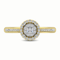 Thumbnail for 14K Yellow Gold 1/3 Ct.Tw. Diamond Fashion Ring