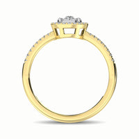 Thumbnail for 14K Yellow Gold 1/3 Ct.Tw. Diamond Fashion Ring