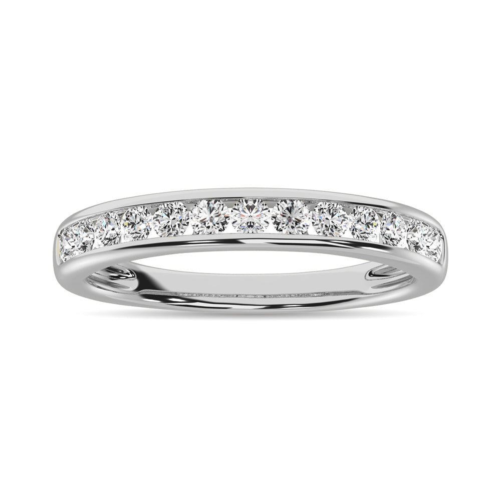 Channel Set Diamond 3/4 Ctw Anniversary Band