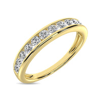 Thumbnail for Channel Set Diamond 1/2 Ctw Anniversary Band