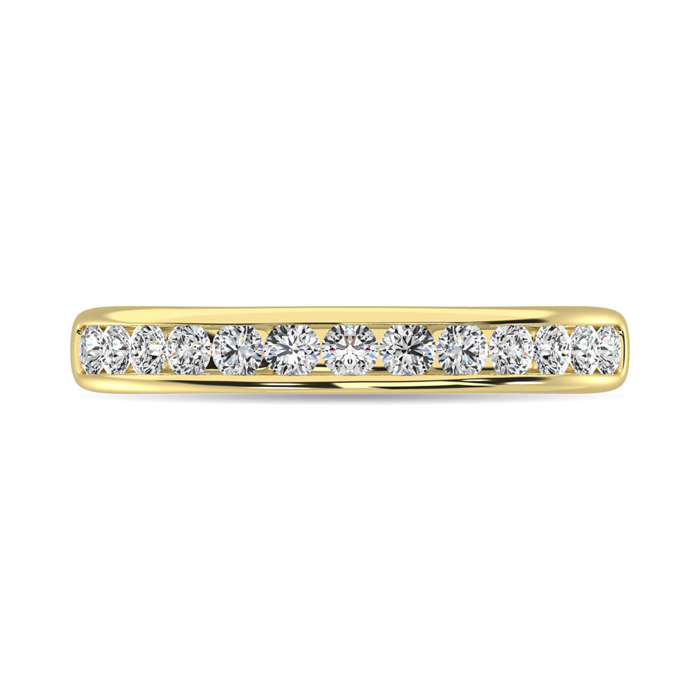 Channel Set Diamond 3/4 Ctw Anniversary Band