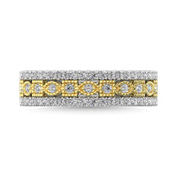 Thumbnail for Diamond 3/8 Ct.Tw. Fashion Band in 10K Two Tone Gold