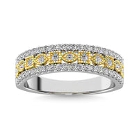 Thumbnail for Diamond 3/8 Ct.Tw. Fashion Band in 10K Two Tone Gold