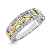 Thumbnail for Diamond 3/8 Ct.Tw. Fashion Band in 10K Two Tone Gold