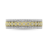 Thumbnail for Diamond 3/8 Ct.Tw. Fashion Band in 10K Two Tone Gold