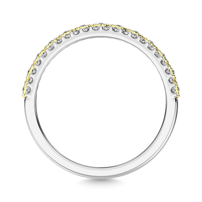 Diamond 3/8 Ct.Tw. Fashion Band in 10K Two Tone Gold