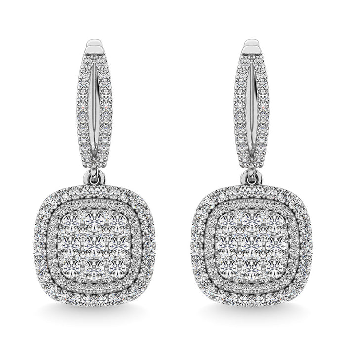 Diamond 2 Ct.Tw. Danglers Earrings in 14K White Gold