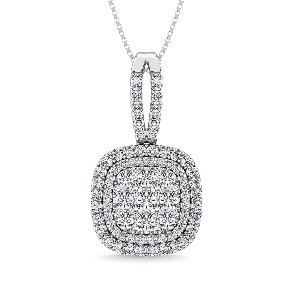 Diamond 1 3/4 Ct.Tw. Danglers Earrings in 14K White Gold