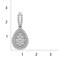 Thumbnail for Diamond 1 3/4 Ct.Tw. Danglers Earrings in 14K White Gold