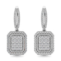 Thumbnail for Diamond 2 1/5 Ct.Tw. Dangler Earring in 14K White Gold