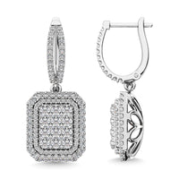 Thumbnail for Diamond 2 1/5 Ct.Tw. Dangler Earring in 14K White Gold