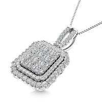 Thumbnail for Diamond 1 3/4 Ct.Tw. Cluster Pendant in 14K White Gold