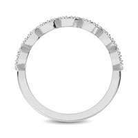 Thumbnail for 14K White Gold 1/3 Ct.Tw. Diamond 7 Station Stackable Band