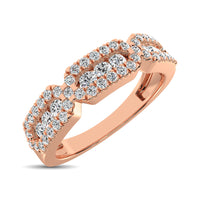 Thumbnail for 14K Rose Gold 1/2 Ct.Tw. Diamond Stackable Band