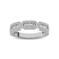 Thumbnail for 14K White Gold 1/2 Ct.Tw. Diamond Stackable Band