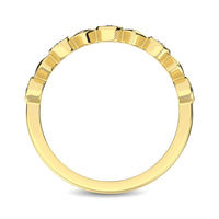 Thumbnail for 14K Yellow Gold 1/6 Ct.Tw. Diamond Bezel Set Stackable Band