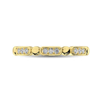 Thumbnail for 14K Yellow Gold 1/10 Ct.Tw. Diamond Stackable Band