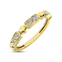 Thumbnail for 14K Yellow Gold 1/10 Ct.Tw. Diamond Stackable Band