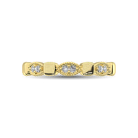Thumbnail for 14K Yellow Gold 1/10 Ct.Tw. Diamond Stackable Band